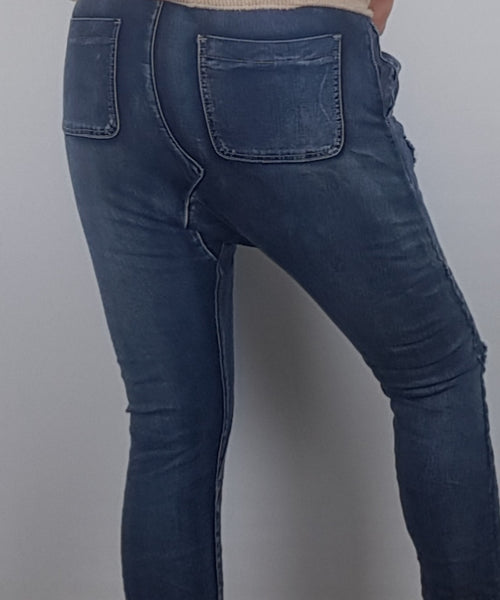 indhold geni tilbehør KATRYN Jeans 7/8 længde... – Rikkes